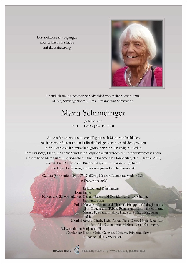 Maria Schmidinger